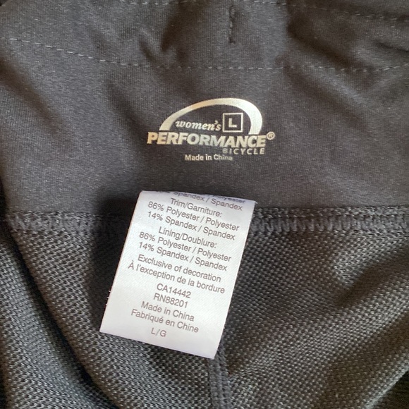 Performance Bicycle Shorts Black Large - Picture 7 of 12